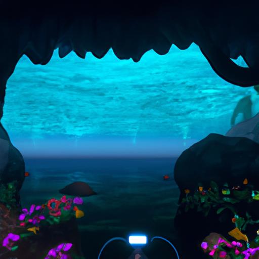 Trải nghiệm thực tế ảo VR khám phá hang động dưới nước kỳ thú với đầy đủ sinh vật biển đa dạng.
